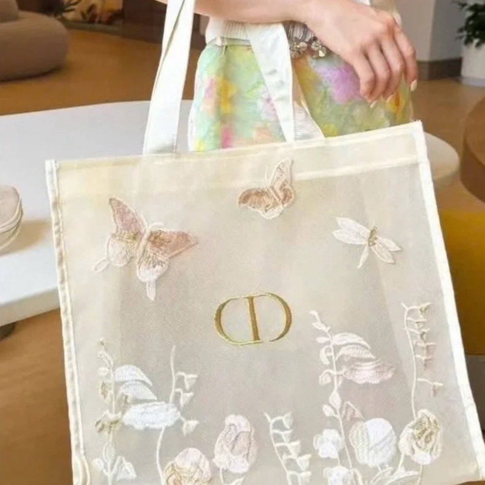 Christian Dior Large Tote Mesh Bag GWP VIP Gift Brand New - Picture 2 of 7
